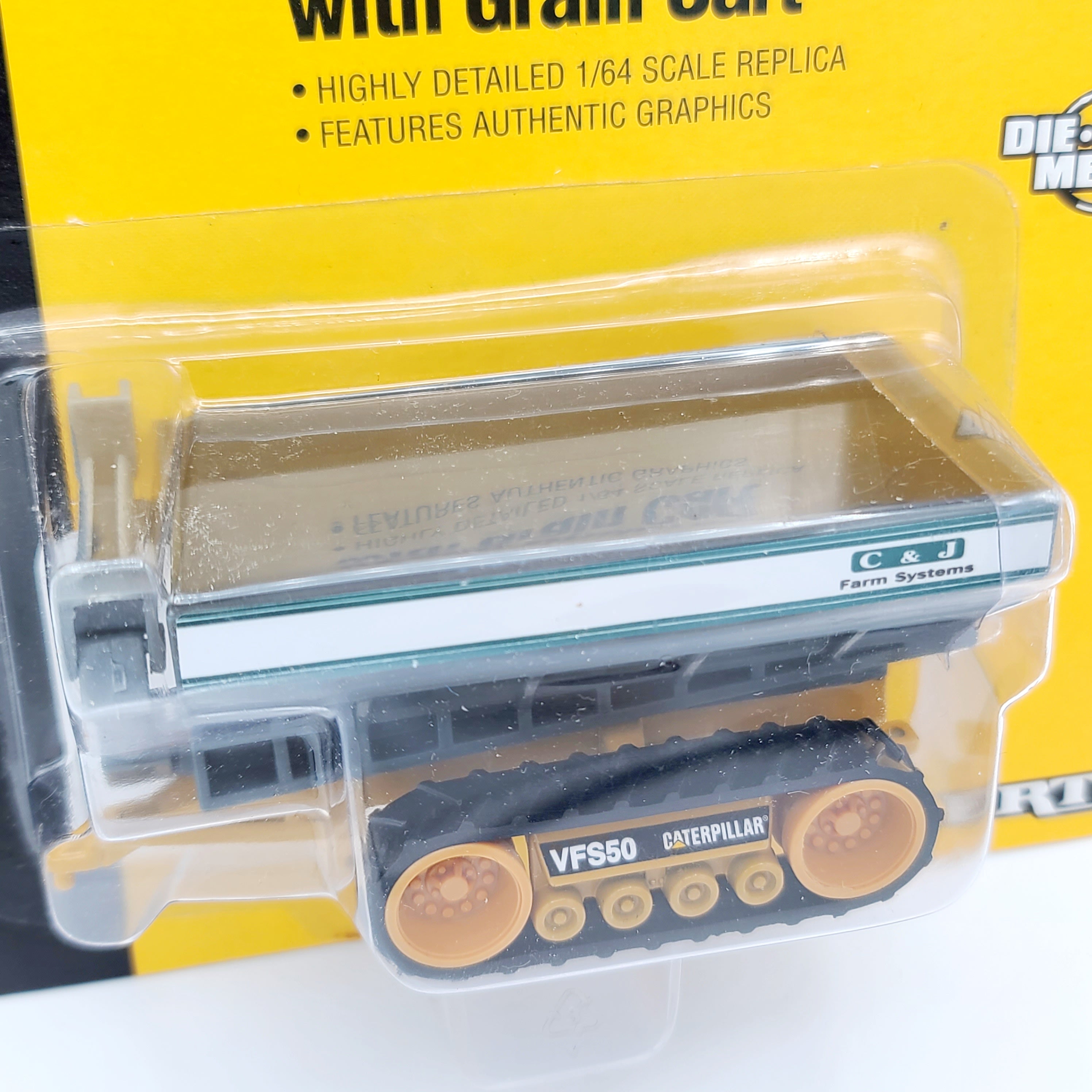 ERTL - CAT VFS50 Undercarriage with Grain Cart, 1:64 scale (1995)